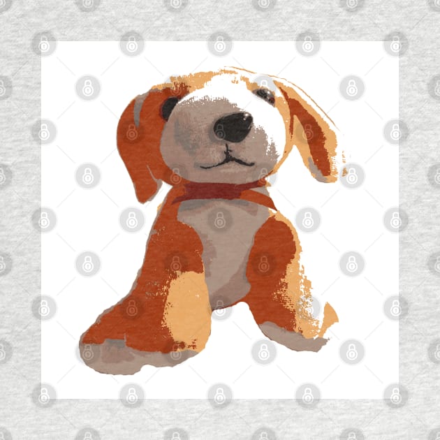 Children's toy dog. Puppy. Cheerful childhood by grafinya